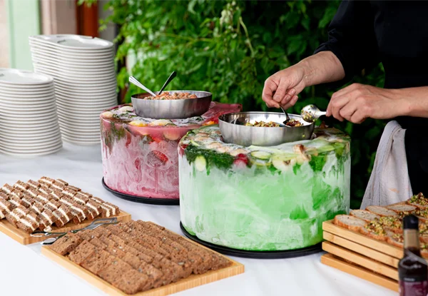 Animations culinaires : Les tartares en vasques de glace