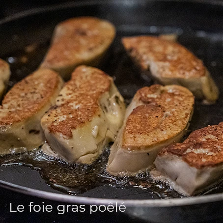 Live cooking - Animations salées : Le foie gras poêlé