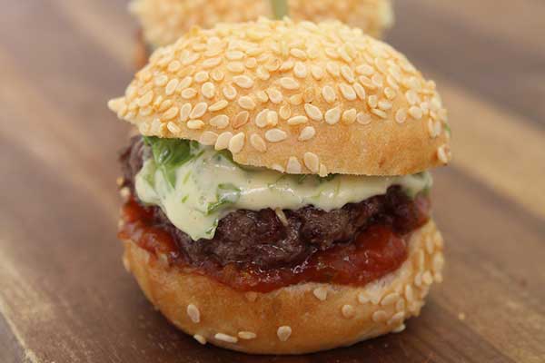 mini hamburger pur boeuf