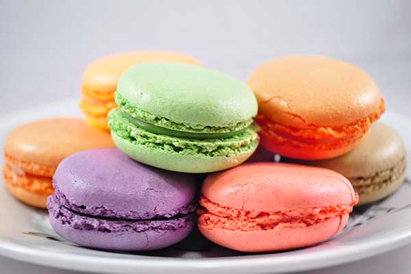 plateau de macarons