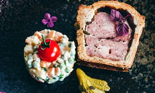 repas servis : plats a la carte - Les entrées froides