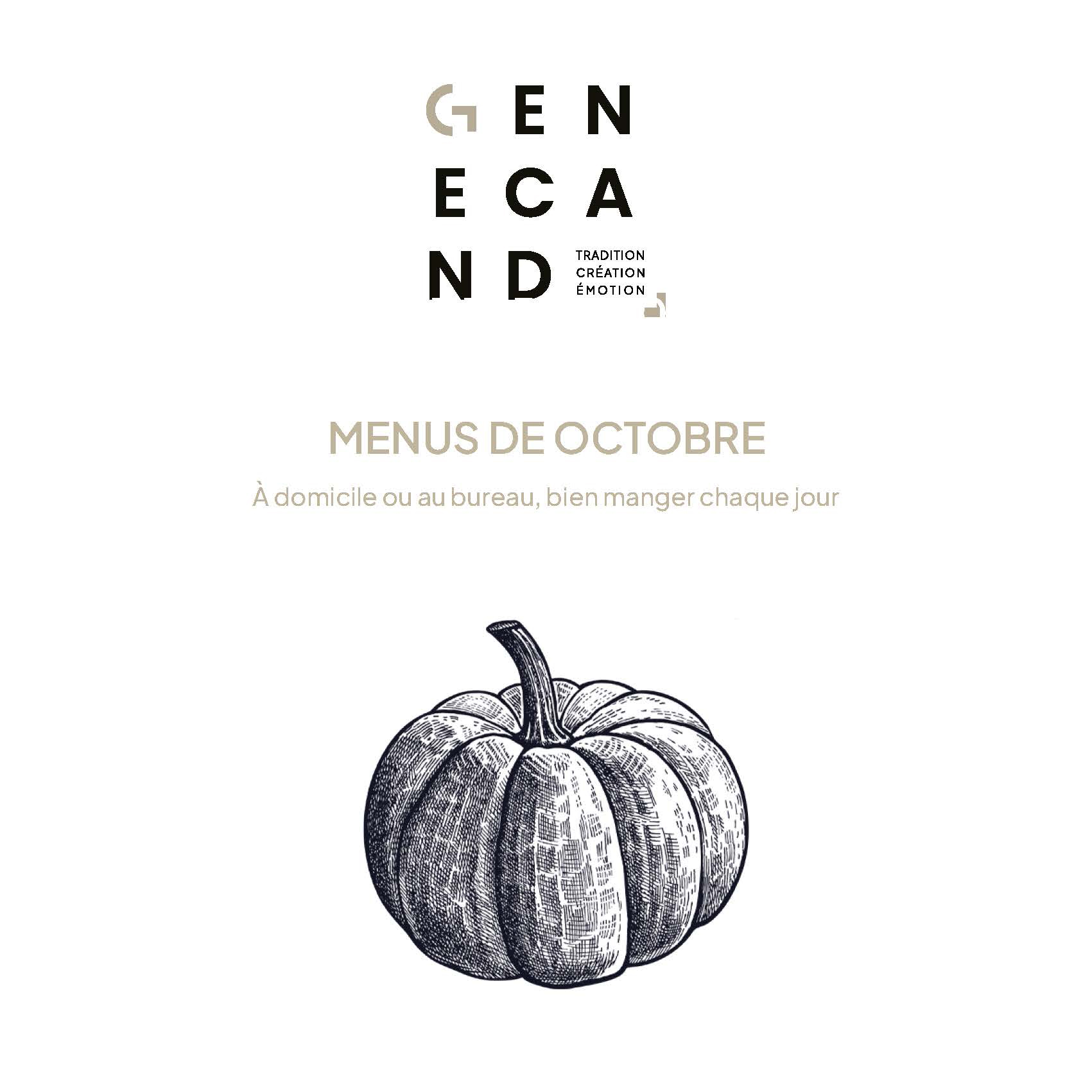 Menus d'Octobre